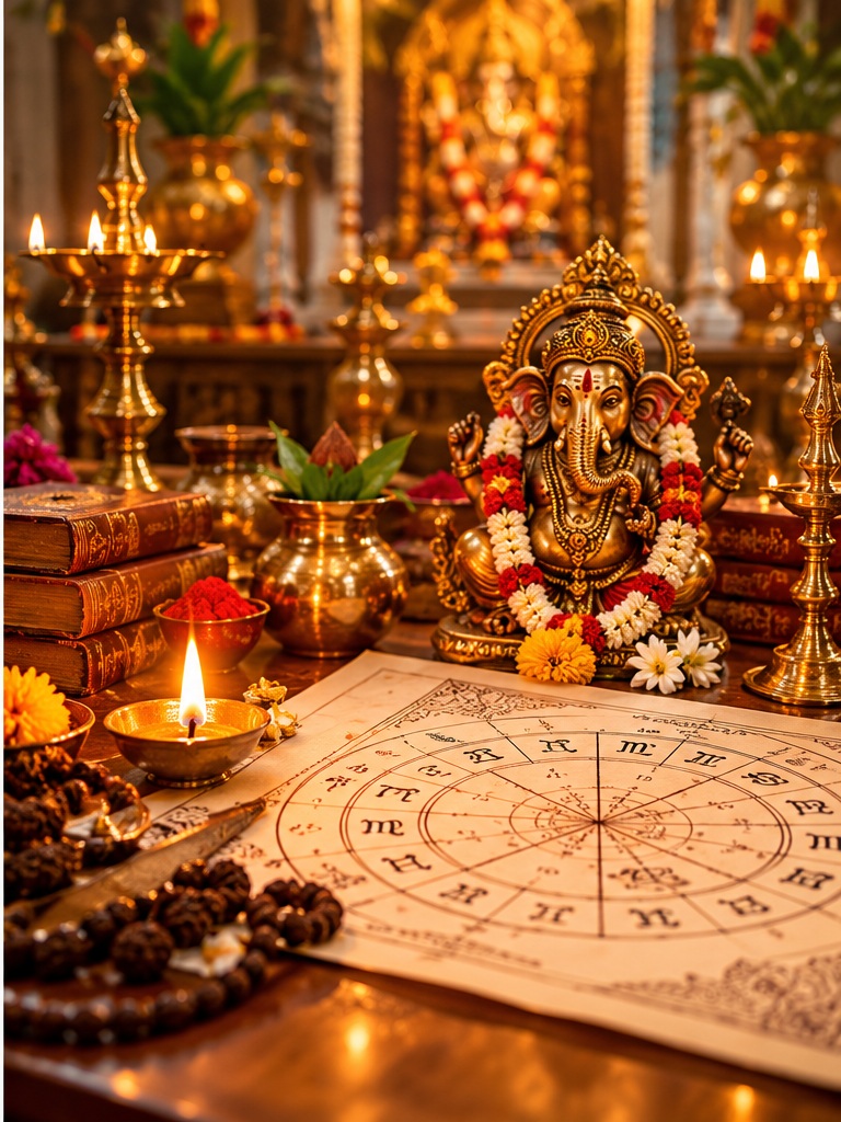 Traditional Hindu Vedic astrology and spiritual consultation